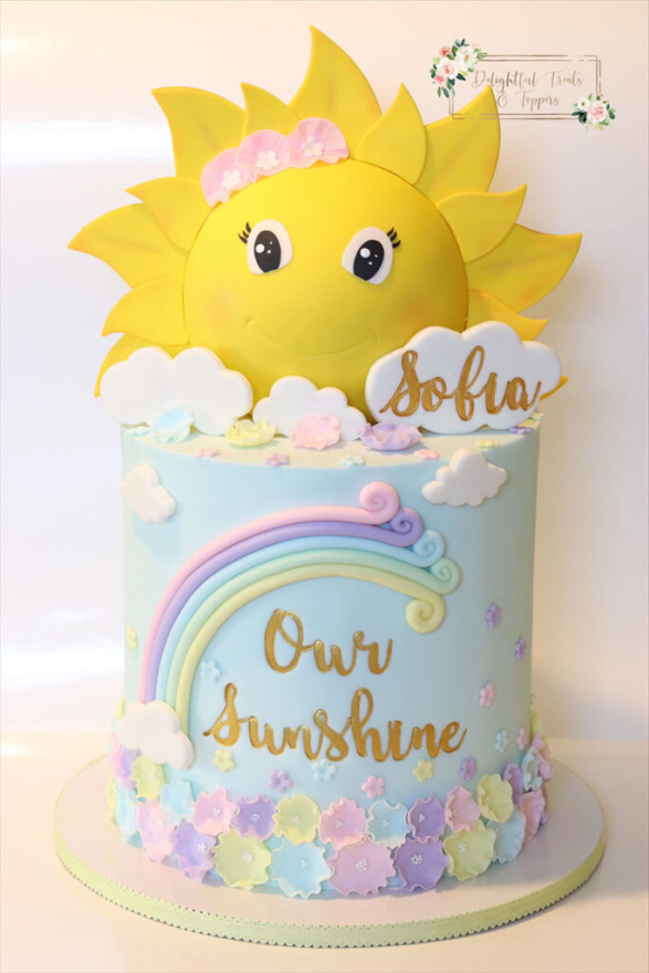 our sunshine party cake
