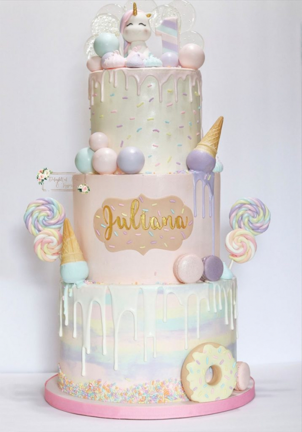 unicorn party cake